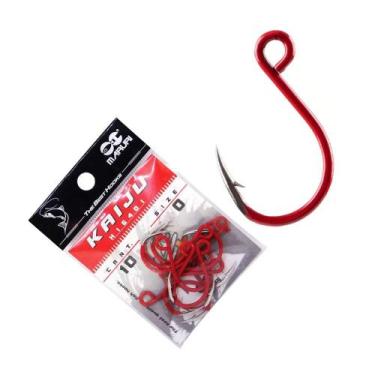 Imagem de Anzol Maruri Kaiju Red Vermelho Olho Virado N3/0 C/10