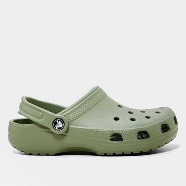 Imagem de Sandália Crocs Infantil Classic Clog Kids Menino, Verde, 29