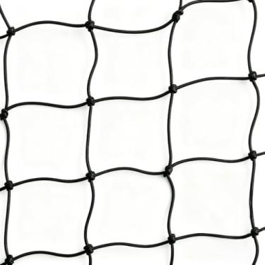 Imagem de Rede De Vôlei 5m X 1m Fio De Nylon Com Proteção Uv Sem Faixa Ideal Para Praia E Quadra Rede De Vôlei De Praia(PRETA)