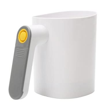 Imagem de Peneira de farinha elétrica operada por bateria para assar, eficiente e sem esforço, amigável para dores nas articulações de artrite, 4 xícaras de grande capacidade, tigela lavável fácil de limpar,