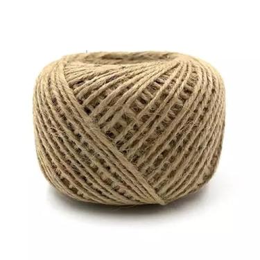 Imagem de Corda de Sisal, 100 Metros Fio de Juta, Lembrancinha Artesanato Cordão de Juta Natural, Tag, Lembrancinha, Artesanato em Geral