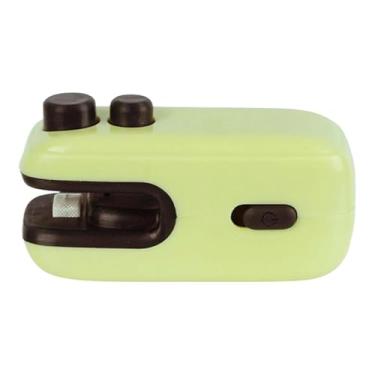 Imagem de KiBcsLic Mini selador de sacos, selador a vácuo, portátil, recarregável, máquina de selagem para armazenamento de alimentos, batatas fritas, cozinha doméstica, Verde, 200 Mah