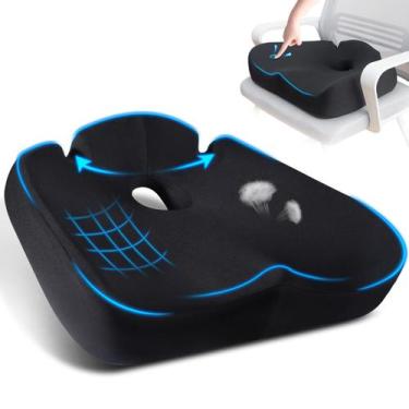 Imagem de Almofada de assento LALUCREATE Espuma viscoelástica ergonômica para do