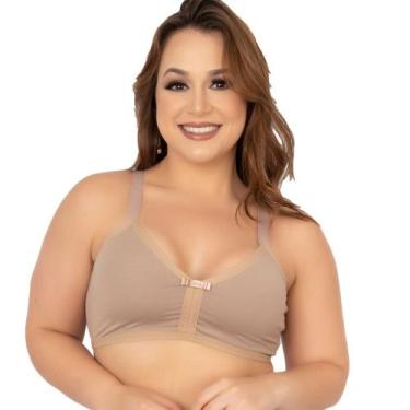 Imagem de Sutiã Plus Size Sem Bojo Confortavel Vekyo Alça Reforçada Dia a Dia Mo