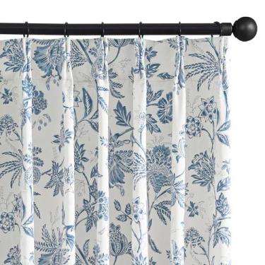 Imagem de Cortinas jinchan Pinch Pleated 100% Blackout Floral 240x245cm