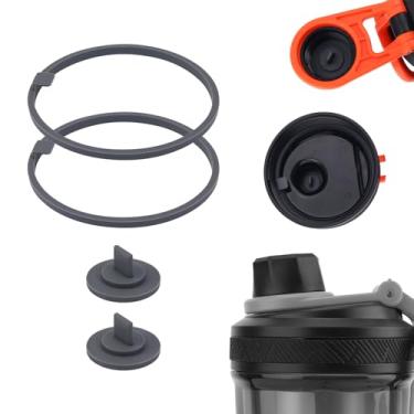 Imagem de 4 peças de substituição de junta para garrafa elétrica de proteína VOLTRX de 680 g, juntas de anel de vedação de silicone à prova de vazamento, peça de reposição para tampa de bico sem BPA