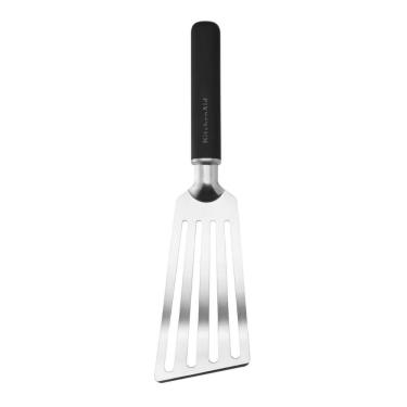 Imagem de Espátula Flexível Perfurada 32cm Em Inox Preta Kitchenaid