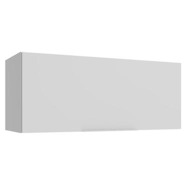 Imagem de Armário Aéreo Para Quarto 80 Cm 1 Porta Basculante Branco Neo Madesa