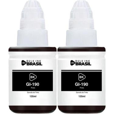 Imagem de Kit 2 Tintas Para G3110, G3111, G4100 G2100 G2110 Gi-190 - Bulk Ink Do
