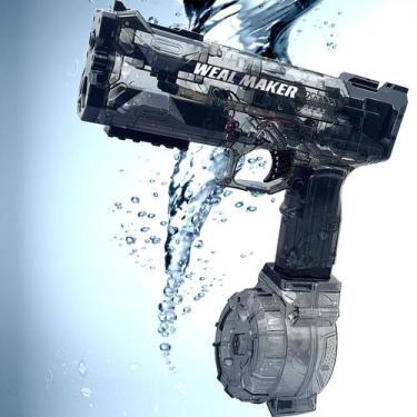 Imagem de Pistola de água elétrica HaiiUzhi Dual Tanks 28FT Range