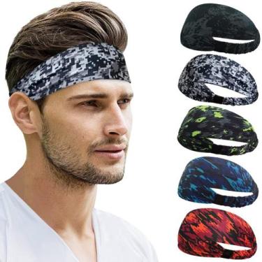 Imagem de Bandanas esportivas Beister para homens e mulheres (pacote com 5)