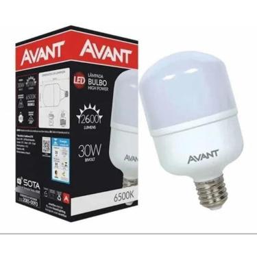 Imagem de 2X Lâmpada Led 30W Bulbo Branco Frio 6500K E27 Avant Cor Da