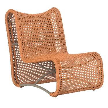 Imagem de Cadeira Poltrona Texas Corda Náutica Varanda Jardim Terra Cota