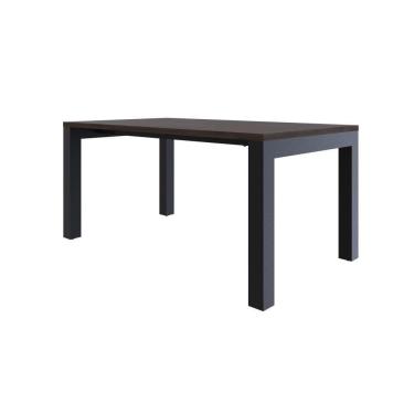 Imagem de Mesa De Jantar Bronx U 160x90x77cm Brmj9160u Terracota - Est.preta Terracota/est.preta