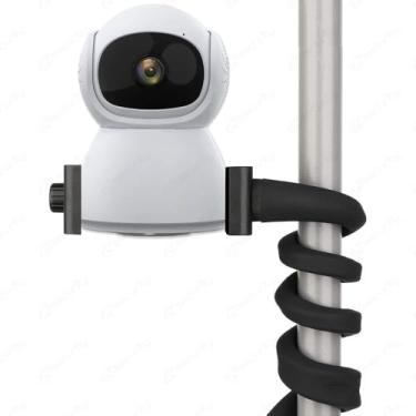 Imagem de Suporte flexível para monitor de câmera de bebê, compatível com câmeras Momcozy, HelloBaby HB6550/HB65/HB66/HB6560/iFamily, Blemil, GoodBaby, OKAIDI, ANMEATE, câmeras ópticas infantis e com suporte