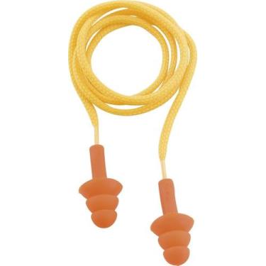 Imagem de Protetor Auditivo Plug 13db Silicone Com Cordão Algodao Ca11 - Nove54