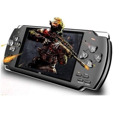 Imagem de Console de videogame retrô X6 8GB com tela de 4,3 polegadas - preta - 