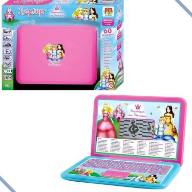 Imagem de Notebook Laptop Infantil 60 Funções Computador Didático