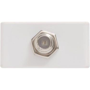Imagem de Módulo Para Tomada Tv Sat Coaxial Direta Tramontina Branco Tramontina