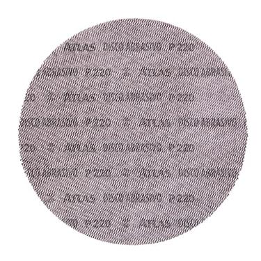 Imagem de Disco Abrasivo Telado, Granulação 80, Tamanho 22.5 diâmetros, Cor Cinza, Atlas.