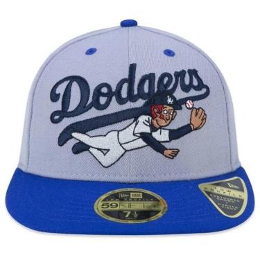 Imagem de BONÉ NEW ERA 5950 LOS ANGELES DODGERS ALL BUILDING CINZA AZUL-Masculino