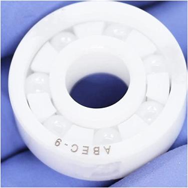 Imagem de 1 peça 15267 rolamento de cerâmica completo 15x26x7mm ABEC-9 ZrO2 Material 15267CE não padrão todos os rolamentos de esferas de cerâmica de zircônia