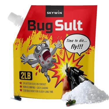 Imagem de Skywin Refil de sal Fly Shooter – 900 g, atirador de sal de grão grande para maior impacto com fórmula antiaglomeração, bico de despejo fácil para carregamento rápido