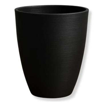 Imagem de Vaso Planta Decorativo Jardim Polietileno Coluna Redonda Tamanho PP 27x31 Cor: Preto