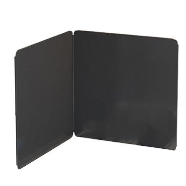 Imagem de Protetor dobrável contra respingos de fogão, protetor de graxa, protetor de salpicos de cozinha, óleo antiaderente de proteção de graxa, painel de proteção contra respingos de aço carbono, protetor