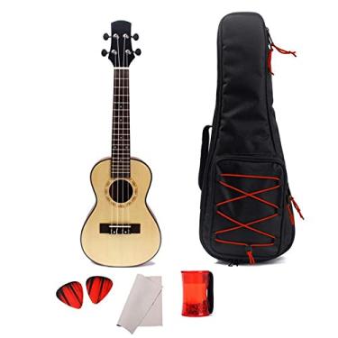 Imagem de Ukulele infantil 61 cm Spruce Ukulele Rosewood 4 cordas havaiano mini violão instrumento musical acessórios ukelele
