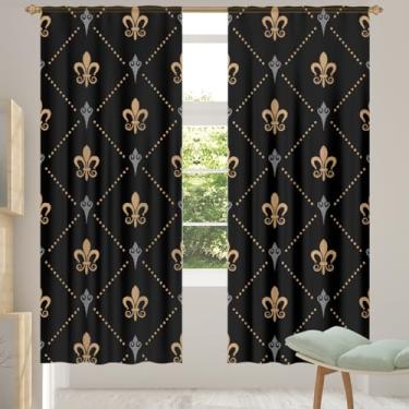 Imagem de 2 conjuntos de painéis cortinas transparentes com estampa boêmia étnica, cortinas transparentes e arejadas, com filtro leve, painéis de cortina para porta e janela para sala de estar, quarto, jantar