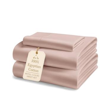 Imagem de LANE LINEN Jogo de lençóis de luxo 100% solteiro GG algodão - 1000 fios, ecológico certificado Oeko-Tex sem fiapos, resistente ao desbotamento, totalmente elástico, lavável na máquina, lençol de cama