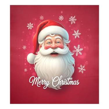 Imagem de SEHANY Capa magnética para lava-louças de Papai Noel, adesivos magnéticos para decoração de Natal antiarranhões para painel de geladeira e lava-louças, decoração de Natal de cozinha doméstica 58 x 66