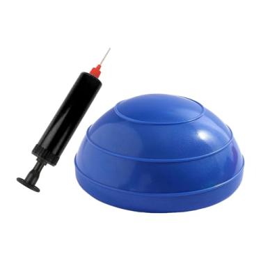 Imagem de Dynwave Bola de equilíbrio inflável portátil de 16 cm de diâmetro, versátil, antiderrapante, para treinamento de força em casa e na academia, Azul