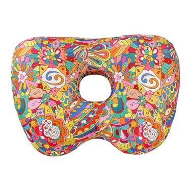 Imagem de Ｂｅｓｇａ Almofada para piercing de orelha, suporte para orelhas furadas, almofada protetora de orelha ergonômica e portátil, Colorida