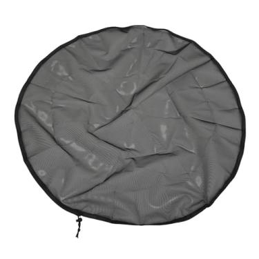 Imagem de Baoblaze Rede de proteção para barril de de água da chuva, que impede a entrada de folhas caídas. Ideal para uso em fazendas, 160cm