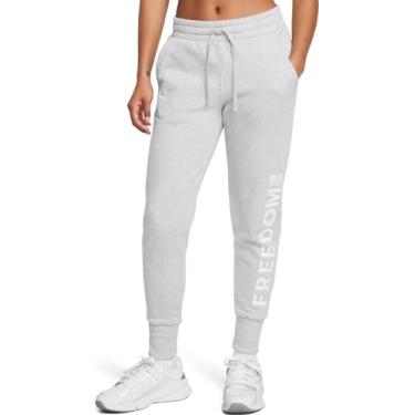 Imagem de Under Armour 1386357-11-LG W Freedom Fleece Jogger Mod Cinza Médio Heather LG