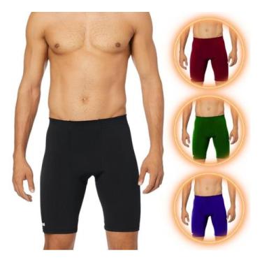 Imagem de Bermuda Compressão Masculina Térmica Cor Preto Tamanho M - Ideal Produ