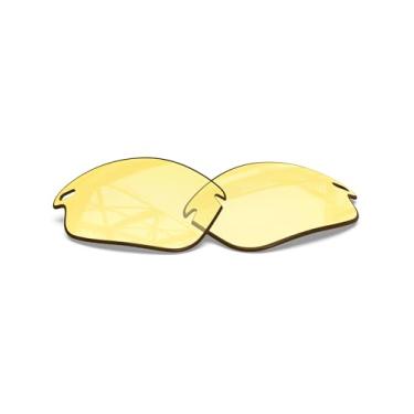 Imagem de SmartVLT lentes de substituição masculinas para óculos de sol Oakley Fast Jacket OO9097 – mais opções, Hd Yellow, One Size