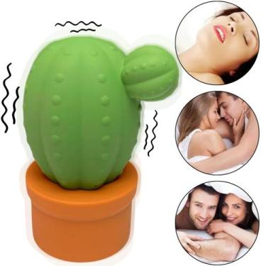 Imagem de Mini Massageador Elétrico em Formato de Cacto Alívio e Conforto - Vida