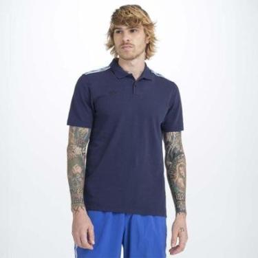 Imagem de Camisa Pólo Masculina Umbro Essence- Marinho-Masculino