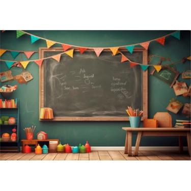 Imagem de Fundo Fotográfico Cenário Volta as Aulas Tecido (FVAA0009, 1,50 x 2,20m)
