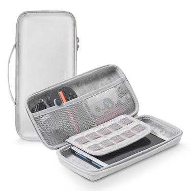 Imagem de elago Carrying Case for Nintendo Switch 2 Case (2025), Slim Design, Pockets for Controller & Accessories, Portable Travel Pouch, Protective Hard Shell with 10 Game Card Slots