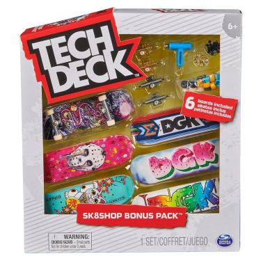 Imagem de Tech Deck Skate de Dedo Shop Bonus Pack Com 6 DGK - Sunny