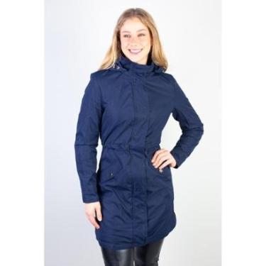 Imagem de Parka feminina impermeável com capuz removível 84176-Feminino