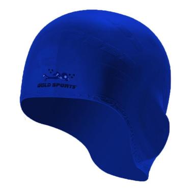 Imagem de Touca De Natação Gold Sports Ergononico Ultra II Confort De Silicone - Com Cobertura das Orelhas-Unissex