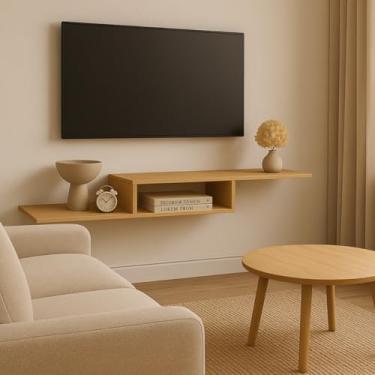 Imagem de Rack Para Sala Nicho Suspenso Para Tv, Quarto, Sala Organizador - Brovália