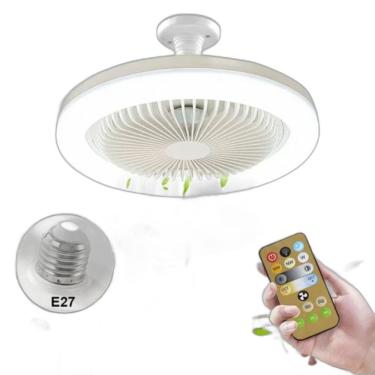 Imagem de Ventilador De Teto Portátil Com Luz Led