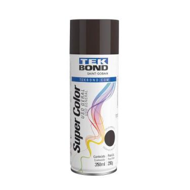 Imagem de Tinta Spray Tekbond Supercolor Uso Geral 350ml Várias Cores, Preto Fos