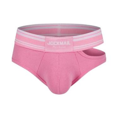 Imagem de Cuecas Masculinas Sexy U Convex Confortáveis Com Abertura Lateral, Cal